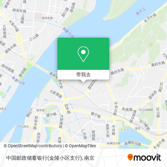 中国邮政储蓄银行(金陵小区支行)地图