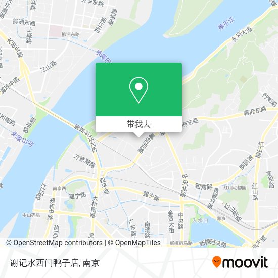 谢记水西门鸭子店地图