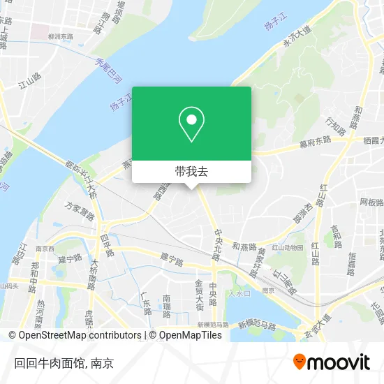 回回牛肉面馆地图
