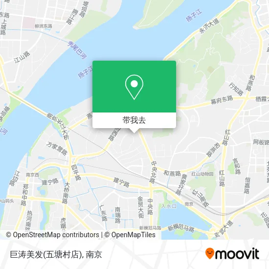 巨涛美发(五塘村店)地图