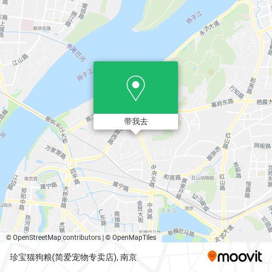 珍宝猫狗粮(简爱宠物专卖店)地图