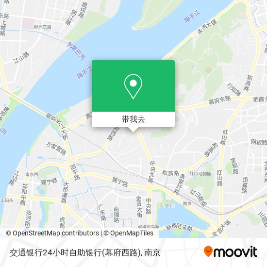 交通银行24小时自助银行(幕府西路)地图