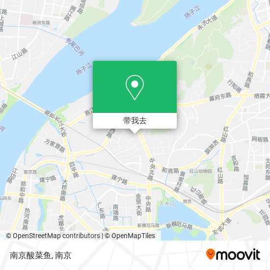 南京酸菜鱼地图