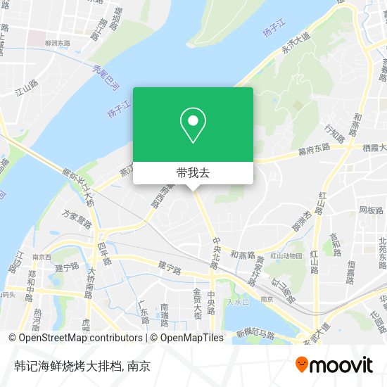 韩记海鲜烧烤大排档地图