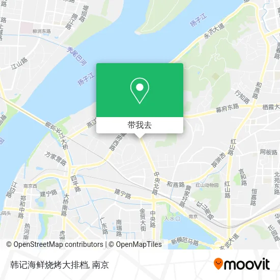 韩记海鲜烧烤大排档地图