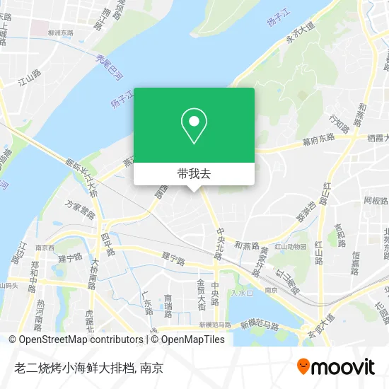 老二烧烤小海鲜大排档地图