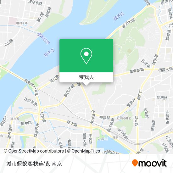 城市蚂蚁客栈连锁地图