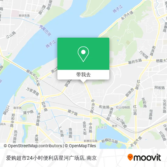 爱购超市24小时便利店星河广场店地图