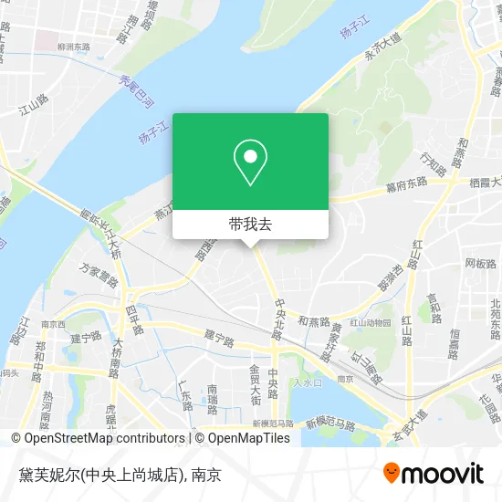 黛芙妮尔(中央上尚城店)地图