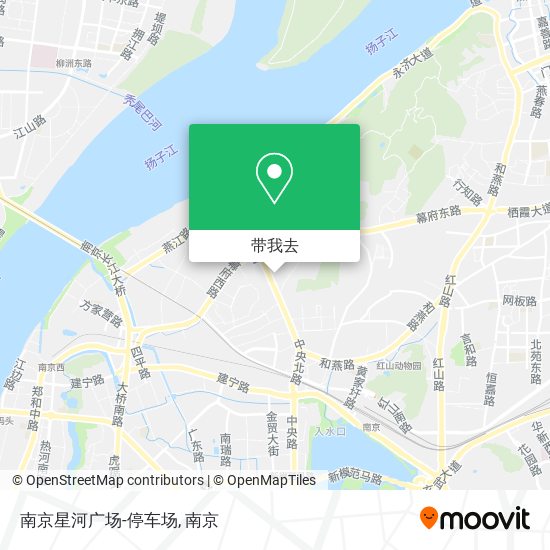 南京星河广场-停车场地图