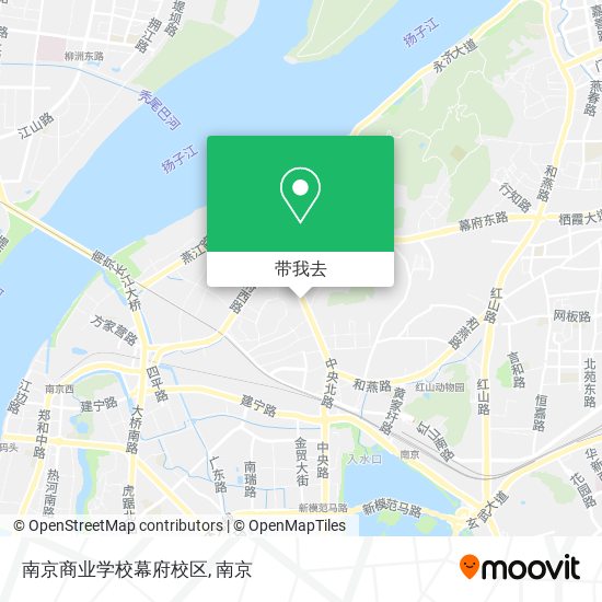 南京商业学校幕府校区地图