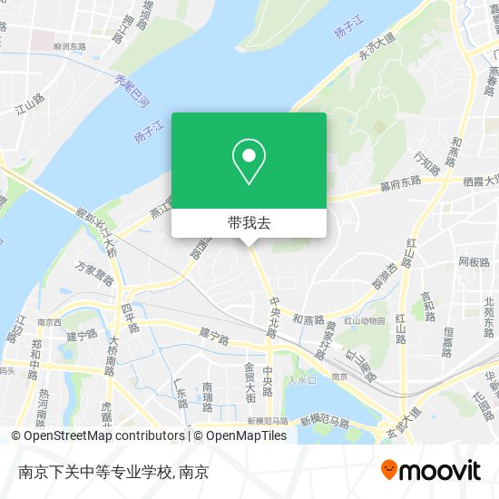 南京下关中等专业学校地图