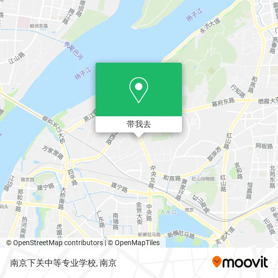 南京下关中等专业学校地图