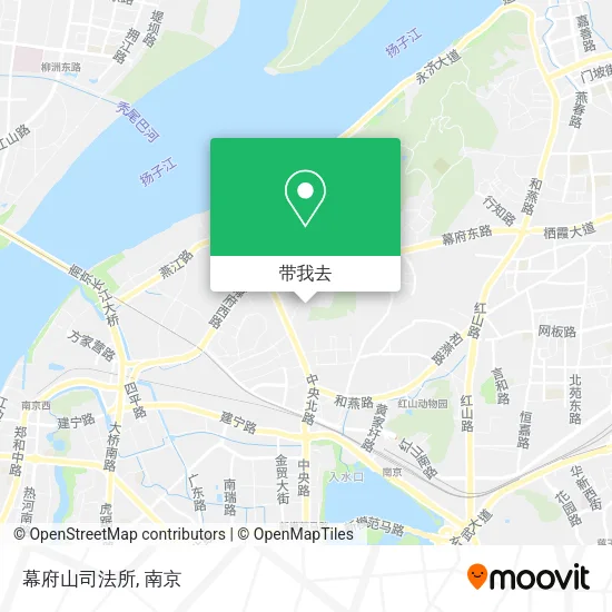 幕府山司法所地图