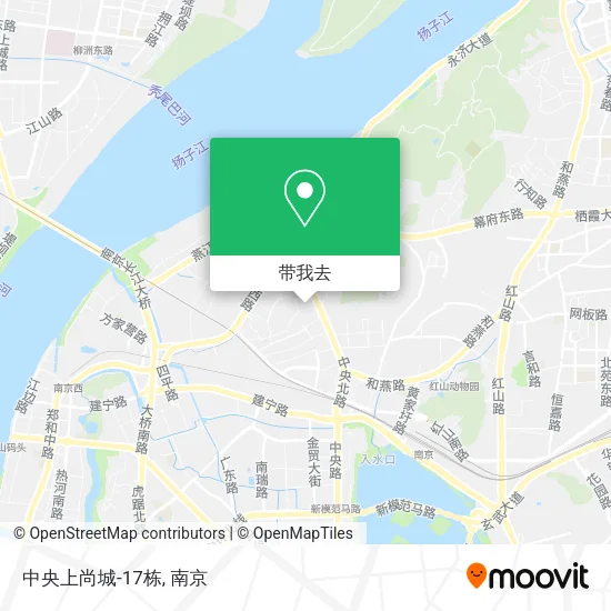 中央上尚城-17栋地图