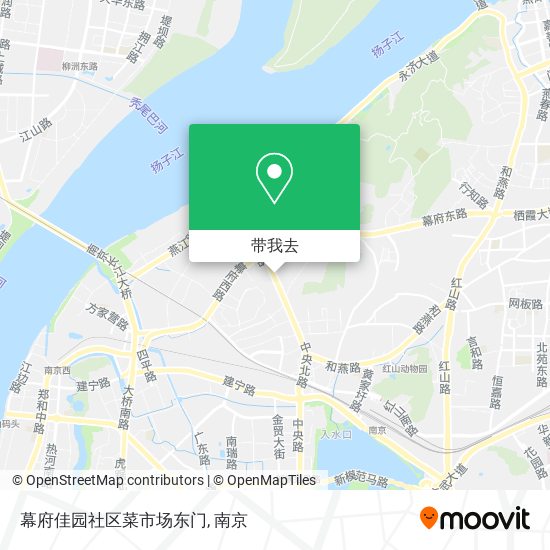 幕府佳园社区菜市场东门地图