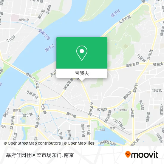 幕府佳园社区菜市场东门地图