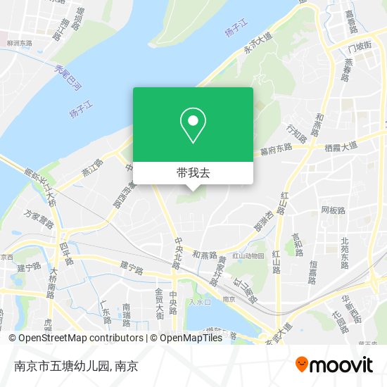 南京市五塘幼儿园地图