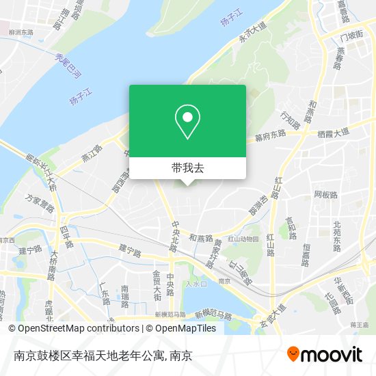 南京鼓楼区幸福天地老年公寓地图