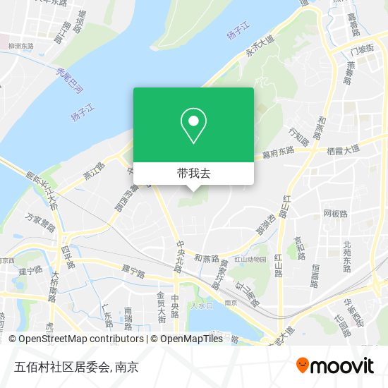 五佰村社区居委会地图
