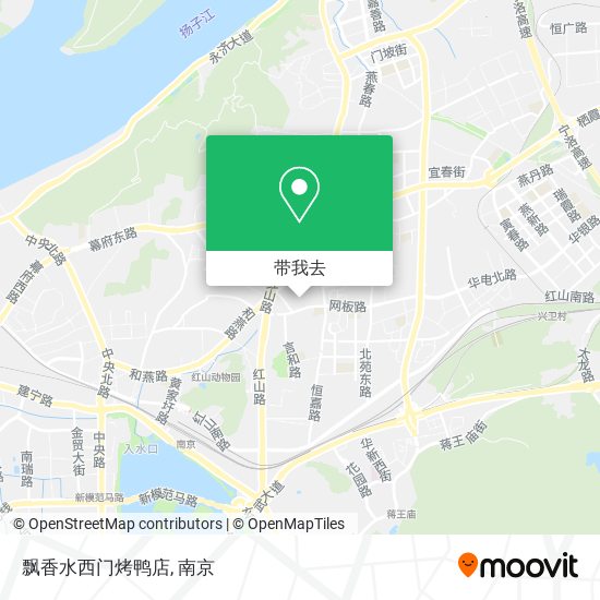 飘香水西门烤鸭店地图