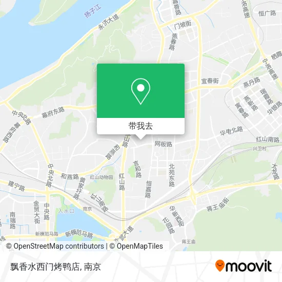 飘香水西门烤鸭店地图