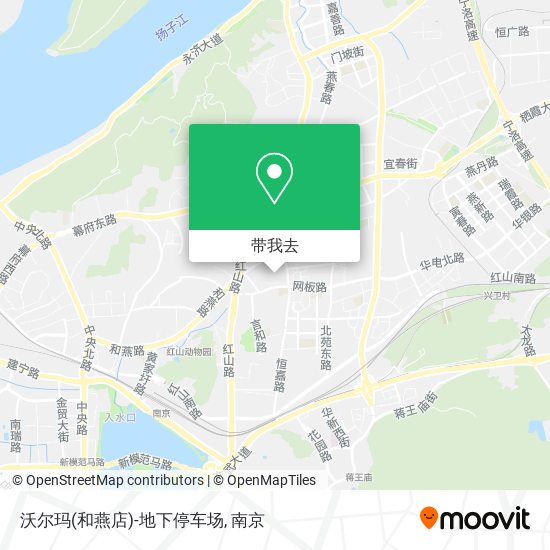沃尔玛(和燕店)-地下停车场地图