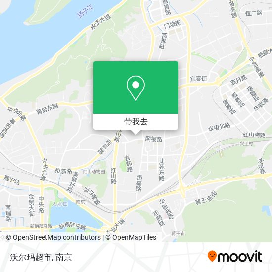 沃尔玛超市地图