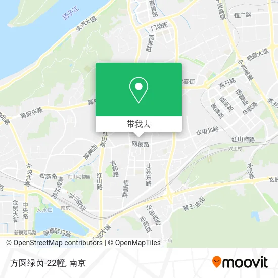 方圆绿茵-22幢地图