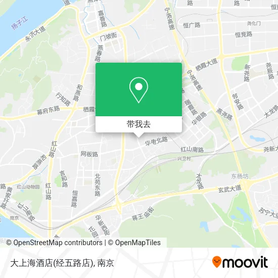 大上海酒店(经五路店)地图