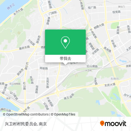 兴卫村村民委员会地图