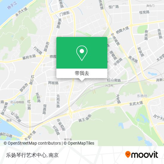 乐扬琴行艺术中心地图