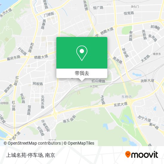 上城名苑-停车场地图