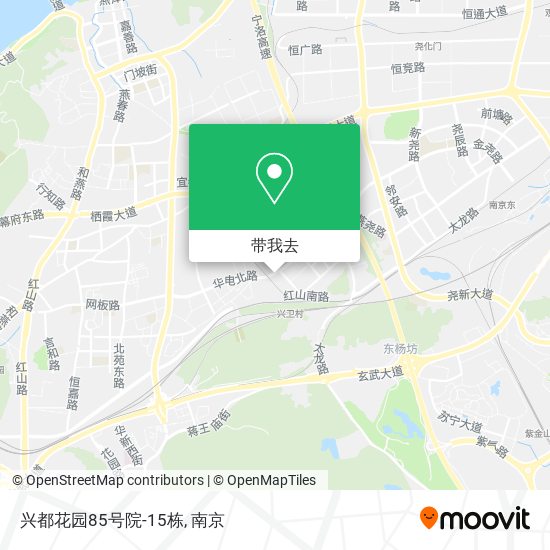 兴都花园85号院-15栋地图
