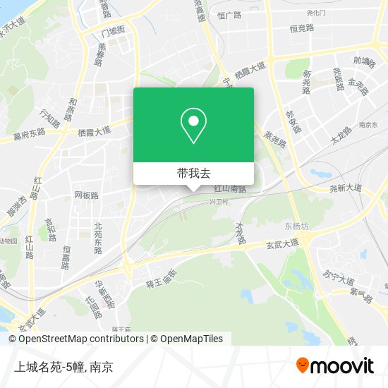 上城名苑-5幢地图