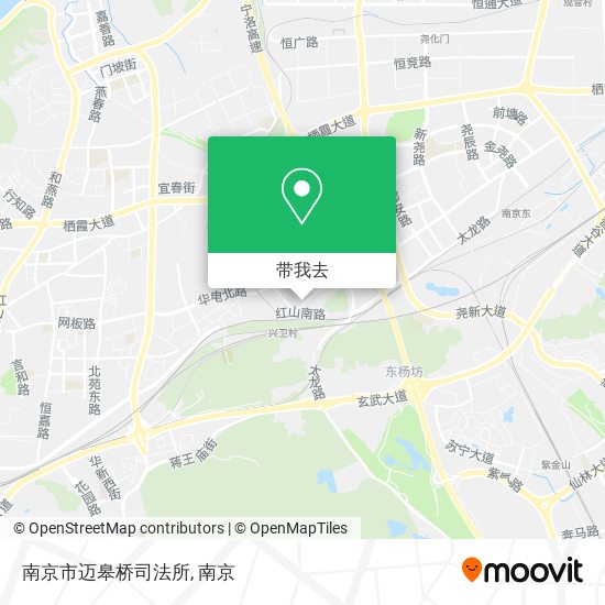 南京市迈皋桥司法所地图