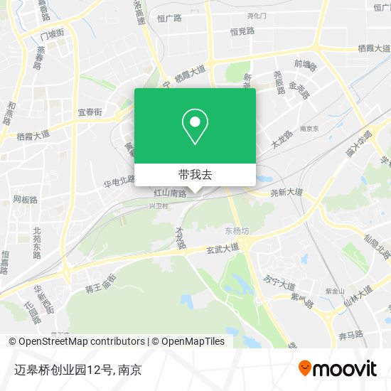 迈皋桥创业园12号地图