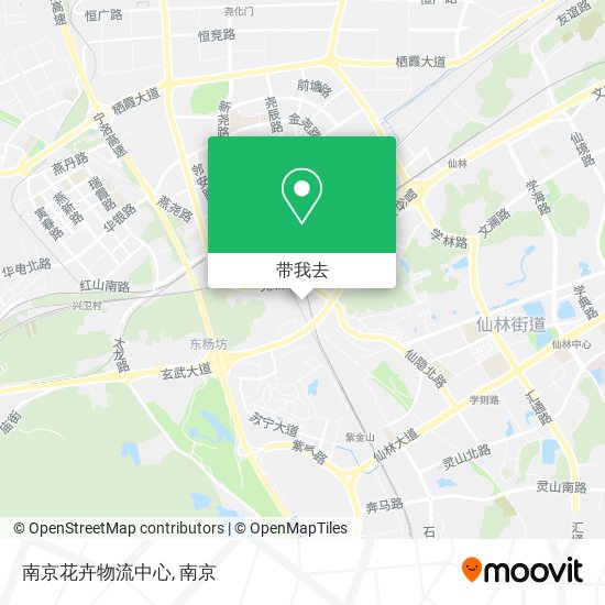 南京花卉物流中心地图