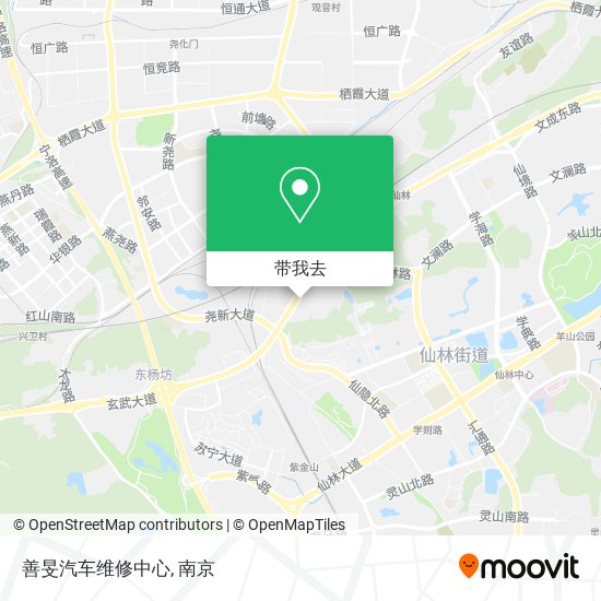 善旻汽车维修中心地图
