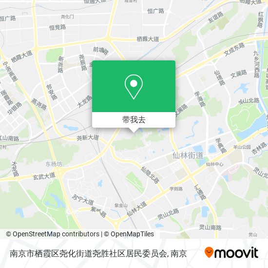 南京市栖霞区尧化街道尧胜社区居民委员会地图