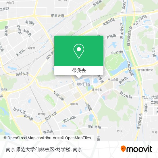 南京师范大学仙林校区-笃学楼地图