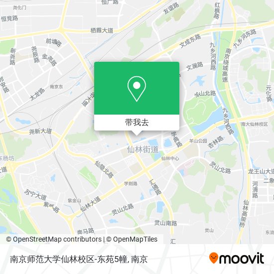 南京师范大学仙林校区-东苑5幢地图
