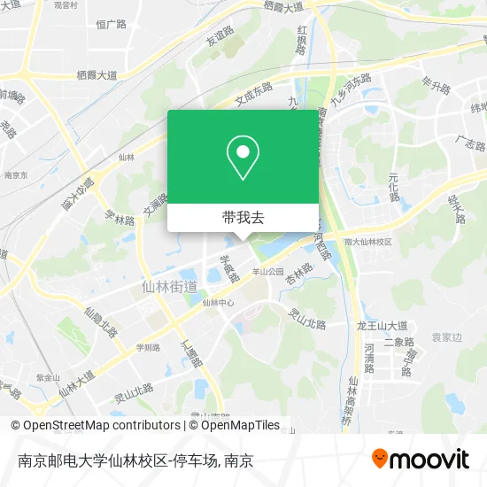 南京邮电大学仙林校区-停车场地图
