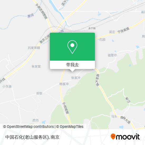 中国石化(老山服务区)地图