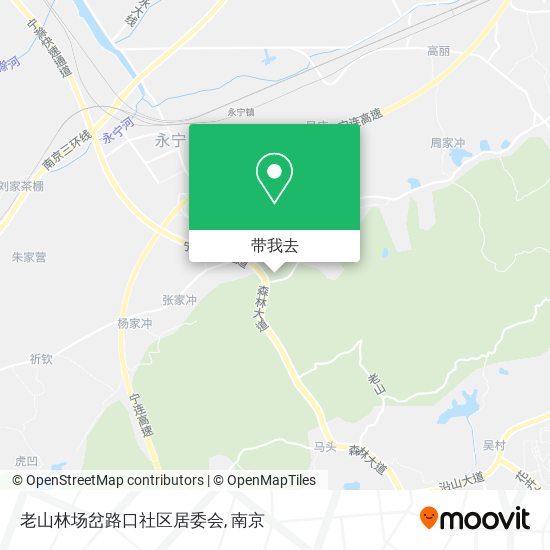 老山林场岔路口社区居委会地图