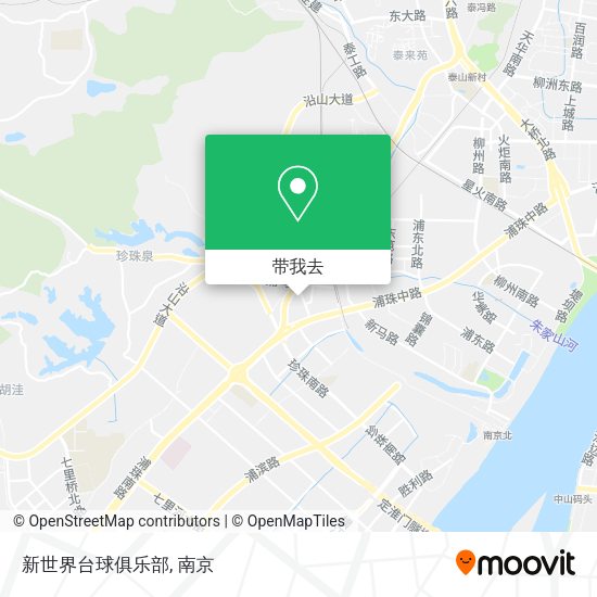 新世界台球俱乐部地图