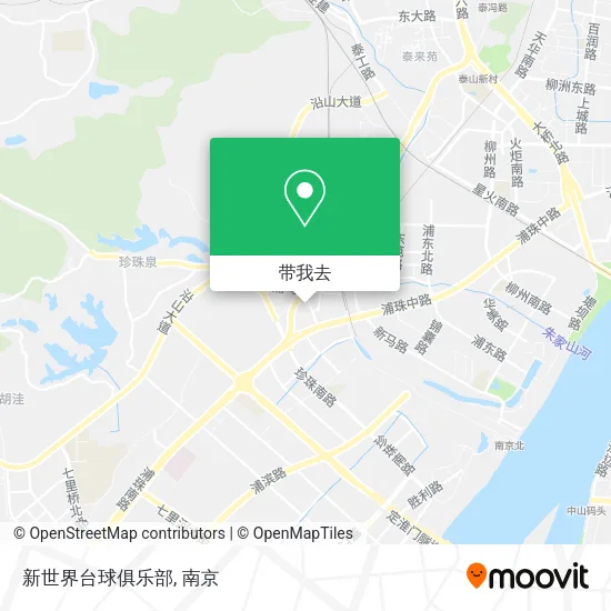 新世界台球俱乐部地图