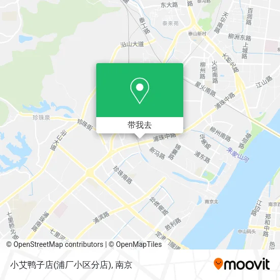 小艾鸭子店(浦厂小区分店)地图
