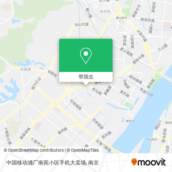 中国移动浦厂南苑小区手机大卖场地图