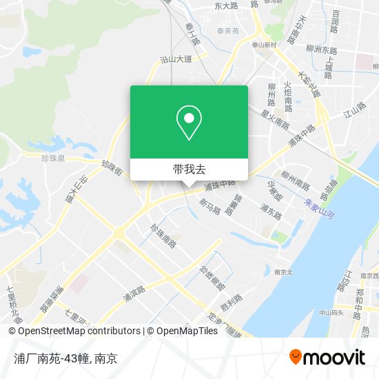 浦厂南苑-43幢地图